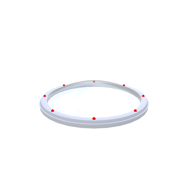 Lichtkoepel - rond - polycarbonaat - helder - 150 cm