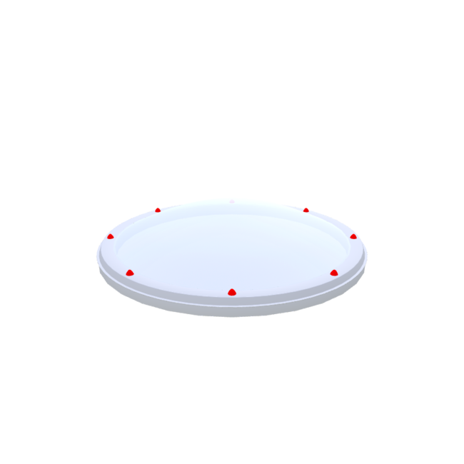 Lichtkoepel - rond - polycarbonaat - opaal - 150 cm