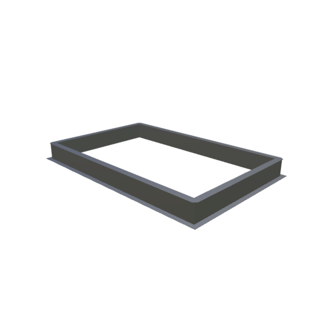Dakopstand - metaal - 105x225