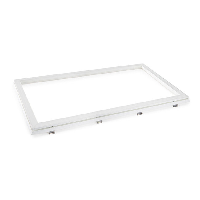 Pvc-raam - met scharnieren - 100x300