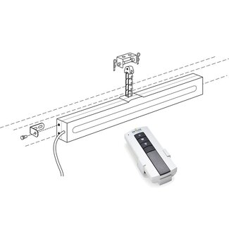 Skylux Elektrische kettingmotor 230 V voor telesturing - Inclusief montageset