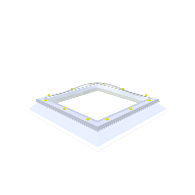 Pvc dakopstand - schuin - 16/20 - vast - 60x60
