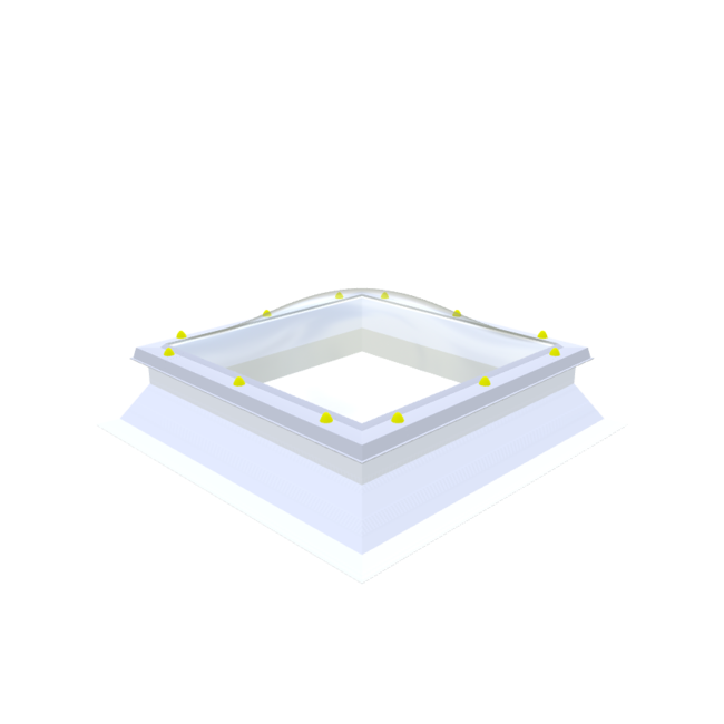 Pvc dakopstand - schuin - 30/20 - vast - 90x90