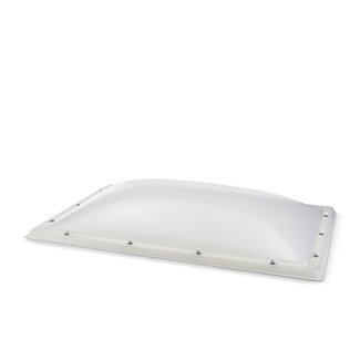 Lemolite (Superdeal) Lichtkoepel - polycarbonaat - opaal - 100x150