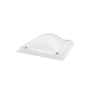 Lemolite (Superdeal) Lichtkoepel - polycarbonaat - opaal - 70x70