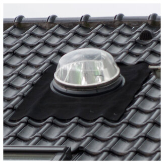 Powerdaylight Diameter 53cm Set vierkant dakdoorvoer hellend dak ubiflex koepel acrylaat