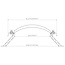 Pvc dakopstand - schuin - 16/20 - opengaand - 40x40