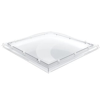 Natuurlijklicht.nl Lichtkoepel - polycarbonaat - helder - 120x120