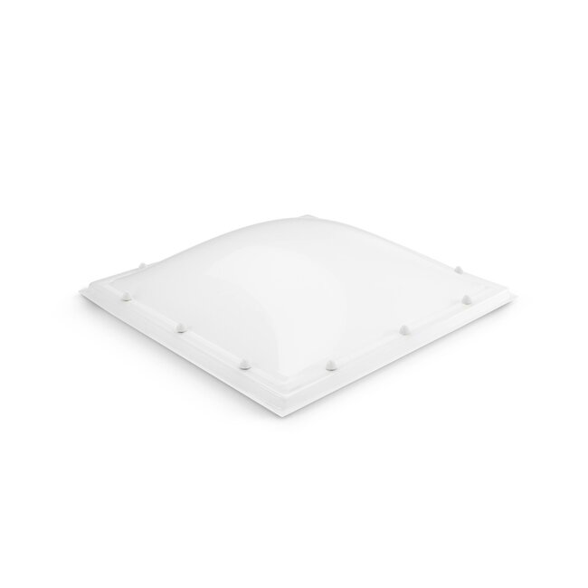 Lichtkoepel - polycarbonaat - opaal - 50x50