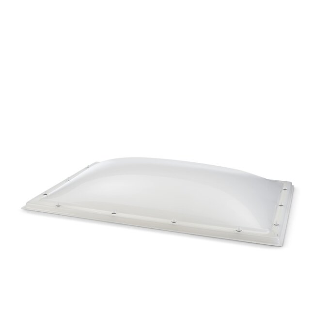 Lichtkoepel - polycarbonaat - opaal - 90x150