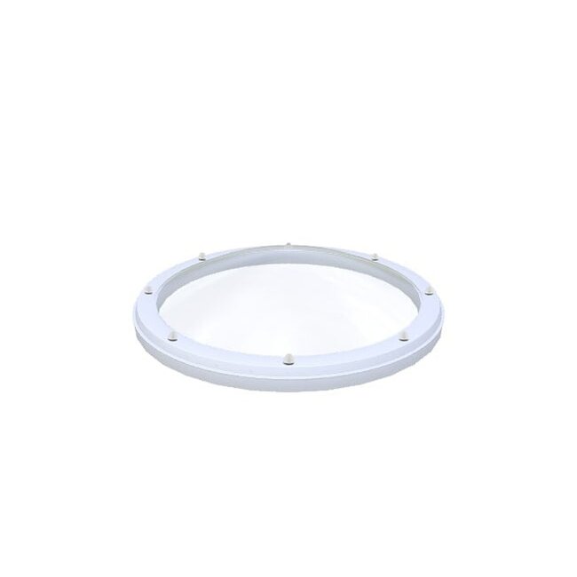 Lichtkoepel - rond - acrylaat - helder - 50 cm