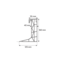 Pvc dakopstand - recht - 16/00 - vast - 200x200