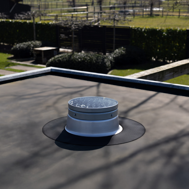 Ø53cm - Cradle Eco plat dak - buitenzijde