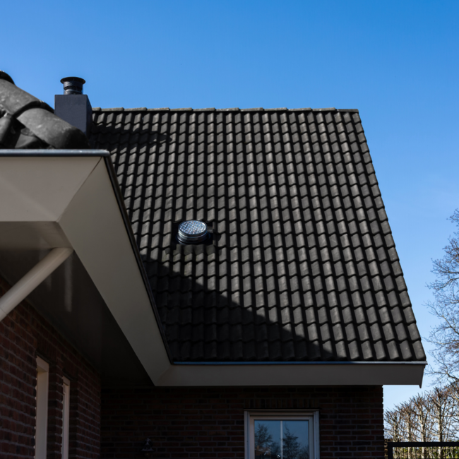 Ø35cm - Cradle hellend dak - buitenzijde