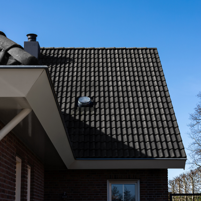 Ø35cm - Cradle Eco hellend dak - buitenzijde