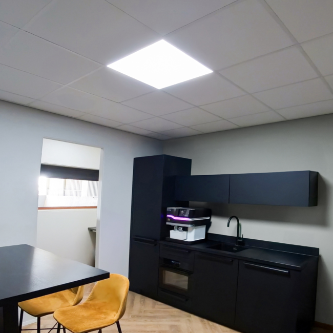 Ø53cm - Plafondplaat systeemplafond 60x60 cm - binnenzijde