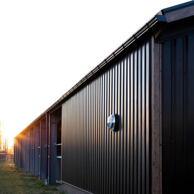 Ø25cm - Zijgevel - buitenzijde