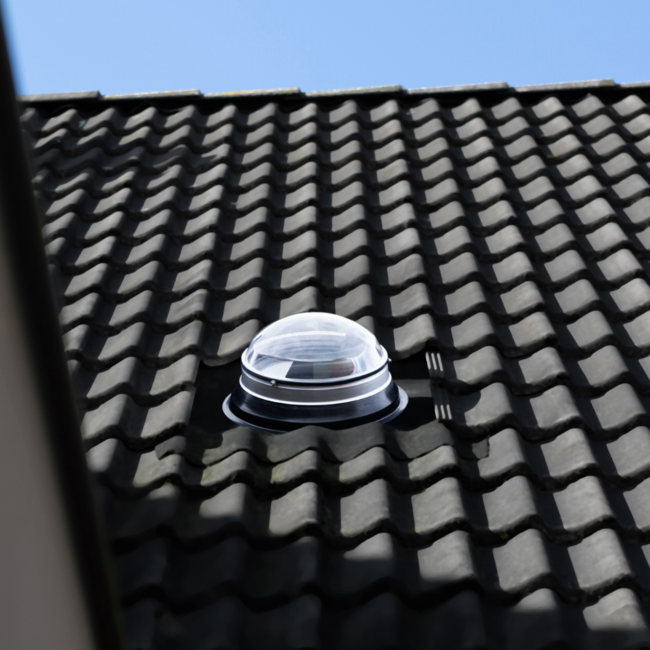 Ø25cm - Hellend dak - buitenzijde