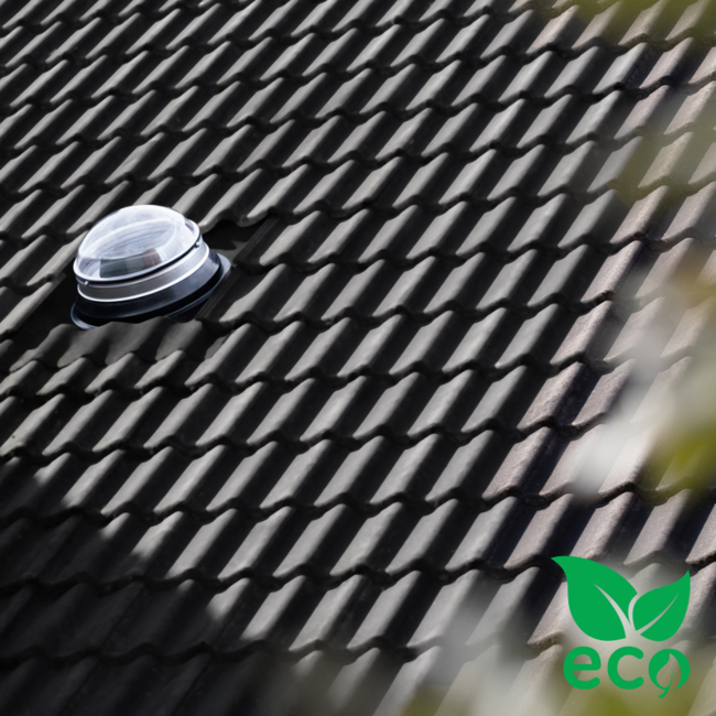 Ø35cm - Eco hellend dak - buitenzijde