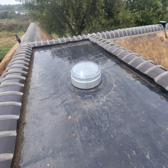 Ø53cm - Eco plat dak - buitenzijde