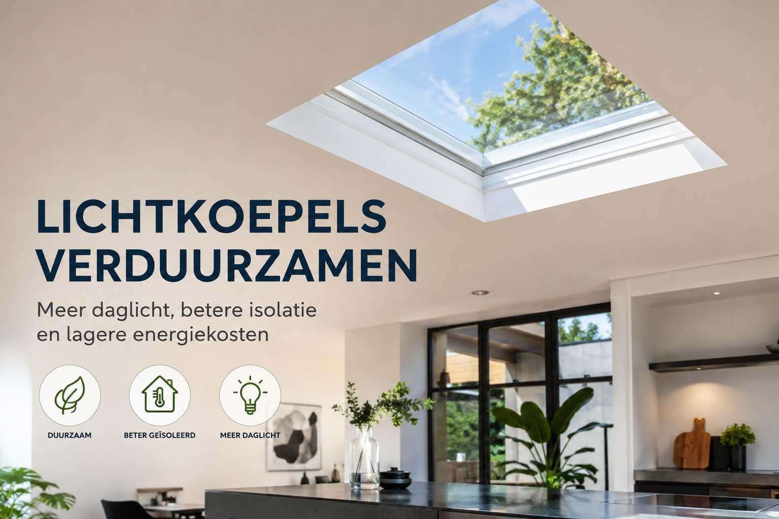 Lichtkoepels verduurzamen: meer daglicht, betere isolatie en lagere energiekosten