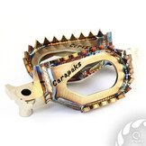 Carapaks Stainless Steel Foot Pegs FANTIC