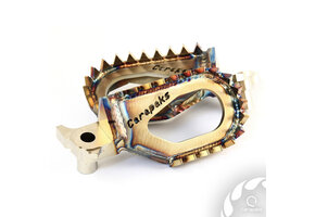 Carapaks Fussrasten Edelstahl FANTIC