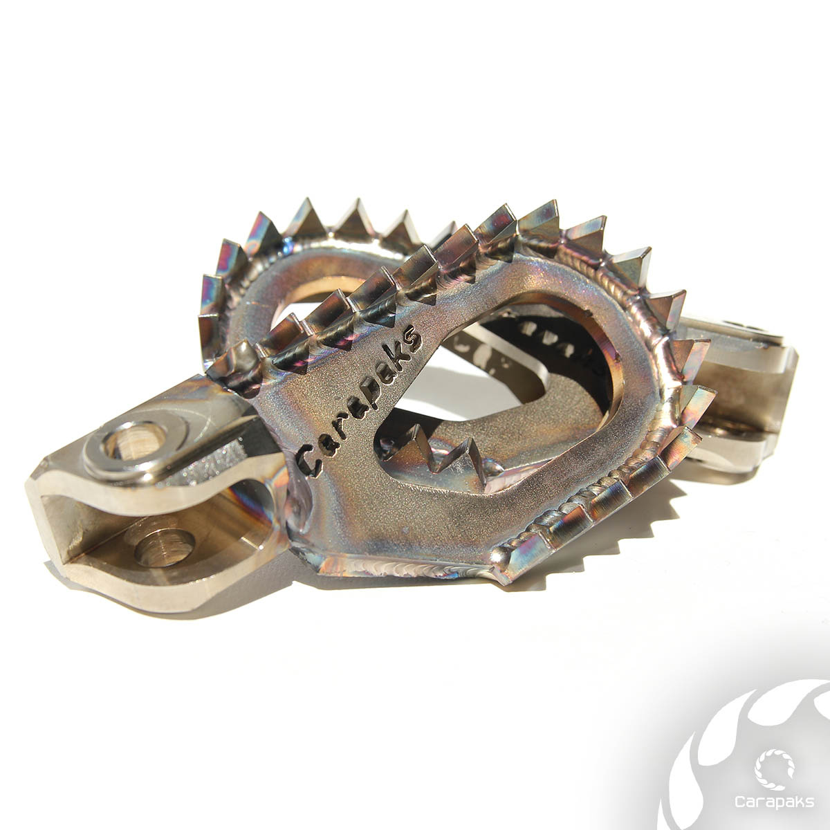 Carapaks Stainless Steel Foot Pegs BETA 2013‑2019 XTRAINER 2017‑2024