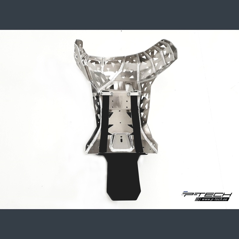 P-Tech Pipe-engine skid plate with plastic bottom - Beta RR250, RR300 / 2020-2022
