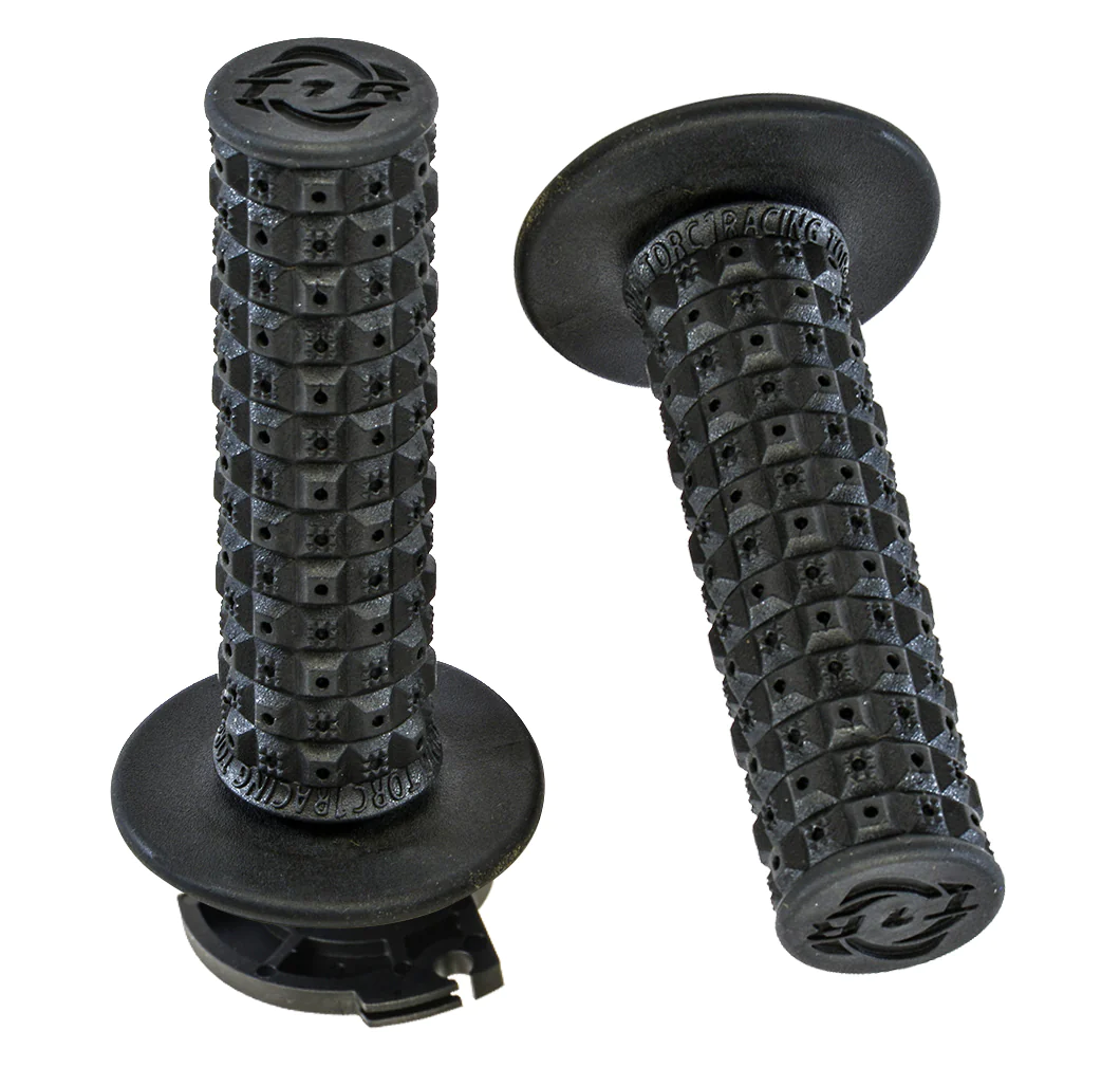 TORC1 DEFY MX Enduro Lock On Grips, KEV-TEC Compound, Black