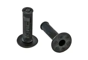 TORC1 Hot Lap Full Diamond MX Grips, KEV-TEC Compound, Black