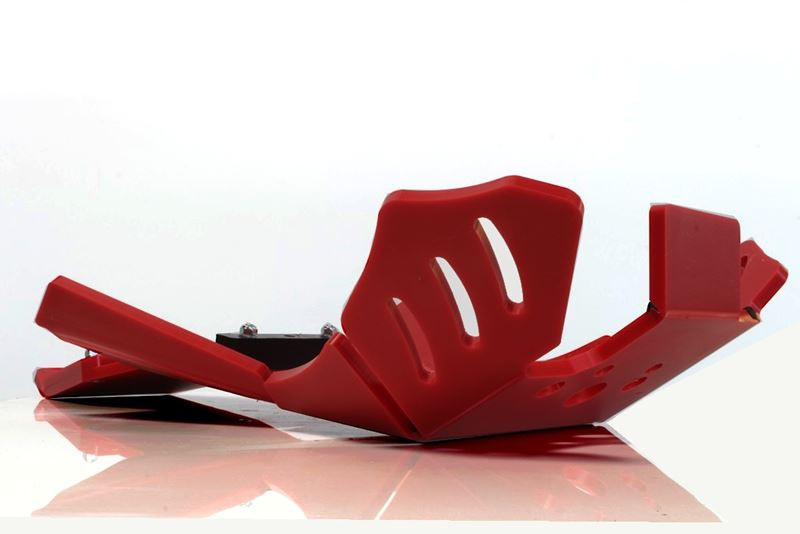 AXP Skid Plate Beta 250RR / 300RR With Linkage Guard ( 2020 - 2024 ) - Red