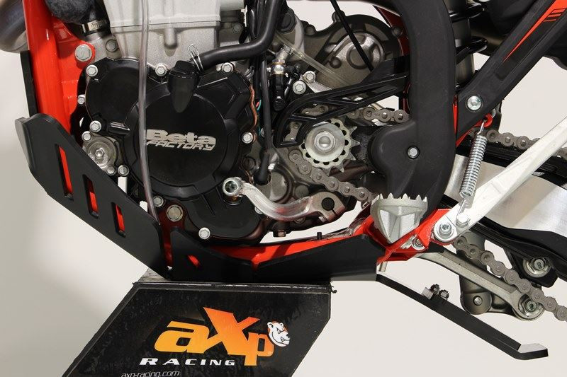 AXP Skid Plate Beta 350RR / 390RR / 430RR / 480RR / 500RR With Linkage Guard ( 2020 - 2022 ) - Black