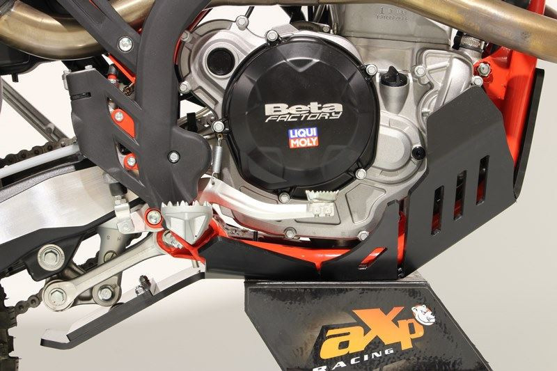 AXP Skid Plate Beta 350RR / 390RR / 430RR / 480RR / 500RR With Linkage Guard ( 2020 - 2022 ) - Black