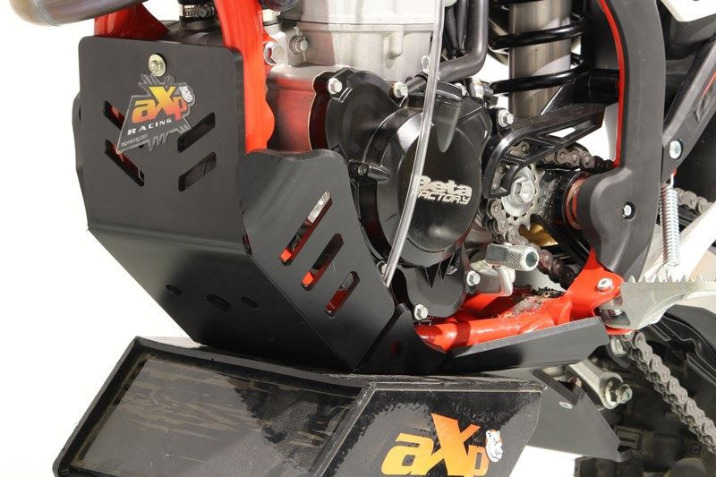 AXP Skid Plate Beta 350RR / 390RR / 430RR / 480RR / 500RR With Linkage Guard ( 2020 - 2022 ) - Black