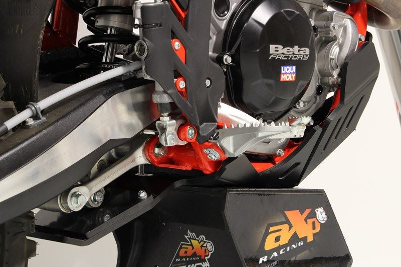 AXP Skid Plate Beta 350RR / 390RR / 430RR / 480RR / 500RR With Linkage Guard ( 2020 - 2022 ) - Black