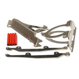 AXP Radiator Guards Beta 350RR / 390RR / 430RR / 480RR / 500RR ( 2020 - 2022 ) - Red Spacers