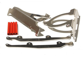 AXP Kühlerschütz Beta 350RR / 390RR / 430RR / 480RR / 500RR ( 2020 - 2023 ) - Rote Abstandshalter