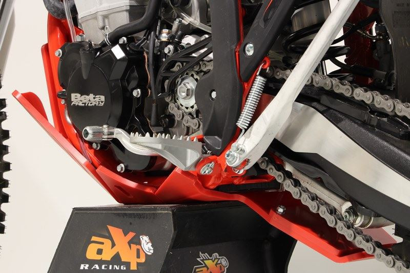 AXP Skid Plate Beta 350RR / 390RR / 430RR / 480RR / 500RR With Linkage Guard ( 2020 - 2022 ) - Red