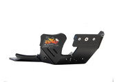 AXP Skid Plate Beta 250 Xtrainer - 300 Xtrainer With Linkage Guard ( 2023 ) - Black