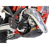 AXP Skid Plate Beta 125RR - 200RR With Linkage Guard ( 2023 ) - Black