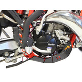 AXP Skid Plate Beta 125RR - 200RR With Linkage Guard ( 2023 ) - Black