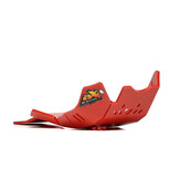 AXP Skid Plate Beta 125RR - 200RR With Linkage Guard ( 2023 ) - Red