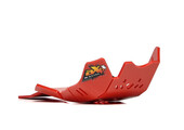 AXP Skid Plate Beta 125RR - 200RR With Linkage Guard ( 2023 ) - Red