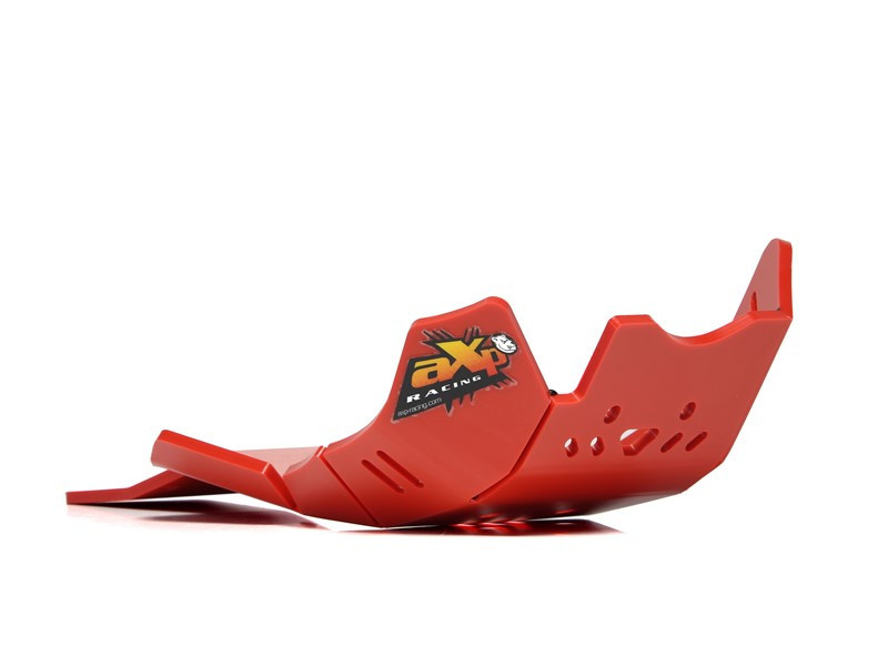 AXP Skid Plate Beta 125RR - 200RR With Linkage Guard ( 2023 ) - Red