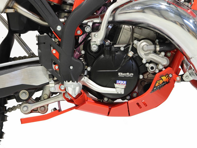 AXP Motorschutz Beta 125RR - 200RR Mit Umlenkung Schutz ( 2023 ) - Rot