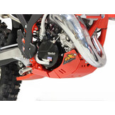 AXP Skid Plate Beta 125RR - 200RR With Linkage Guard ( 2023 ) - Red