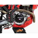 AXP Skid Plate Beta 350RR - 500RR With Linkage Guard ( 2023 ) - Red