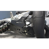 AXP Skid Plate Fantic XX250 / Yamaha YZ250 / YZ250X / WR250 With Linkage Guard - Black