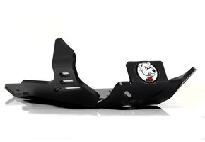 AXP Skid Plate Fantic XX250 / Yamaha YZ250 / YZ250X / WR250 With Linkage Guard - Black